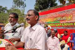 Karnataka State Committee pre-budget rally was organized in Bangalore