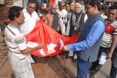 Fund collection for AIAWU conference. Mass collection at Uluberia Town